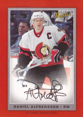 Hockey card Daniel Alfredsson