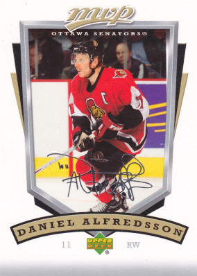 Hockey card Daniel Alfredsson