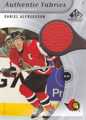 Hockey card Daniel Alfredsson