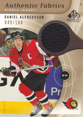 Hockey card Daniel Alfredsson