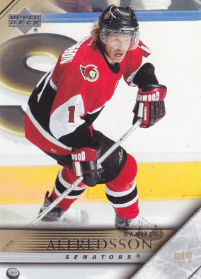 Hockey card Daniel Alfredsson