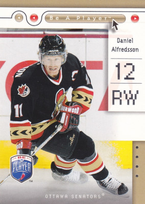 Hockey card Daniel Alfredsson
