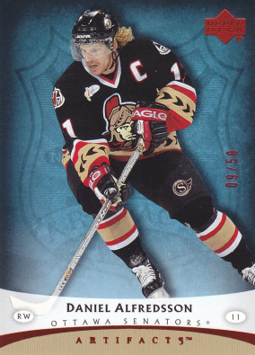 Hockey card Daniel Alfredsson