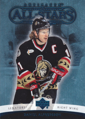 Hockey card Daniel Alfredsson