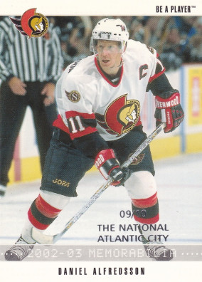 Hockey card Daniel Alfredsson