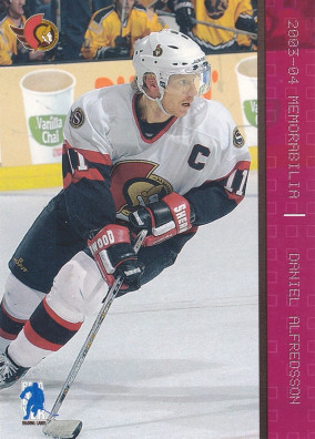 Hockey card Daniel Alfredsson