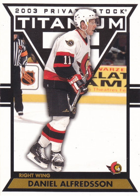 Hockey card Daniel Alfredsson