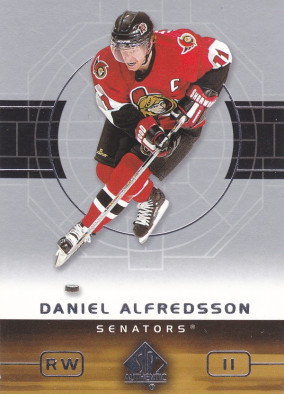 Hockey card Daniel Alfredsson