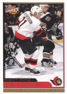 Hockey card Daniel Alfredsson