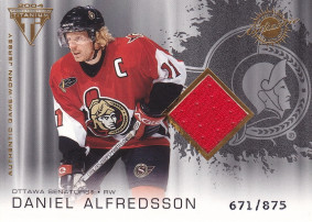 Hockey card Daniel Alfredsson