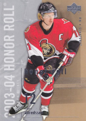 Hockey card Daniel Alfredsson