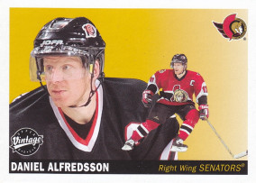 Hockey card Daniel Alfredsson