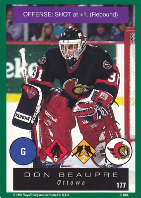 Hockey card Don Beaupre