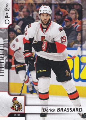 Hockey card Derick Brassard