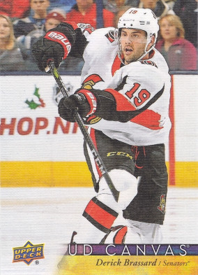Hockey card Derick Brassard