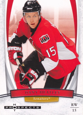 Hockey card Dany Heatley