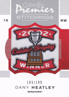 Hockey card Dany Heatley