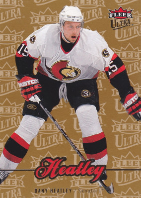 Hockey card Dany Heatley
