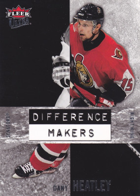 Hockey card Dany Heatley