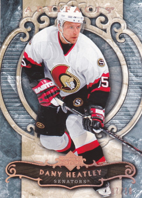 Hockey card Dany Heatley