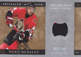 Hockey card Dany Heatley
