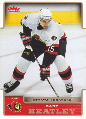 Hockey card Dany Heatley