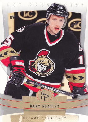 Hockey card Dany Heatley