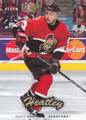 Hockey card Dany Heatley