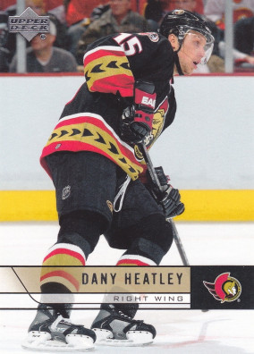 Hockey card Dany Heatley