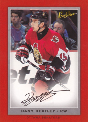 Hockey card Dany Heatley