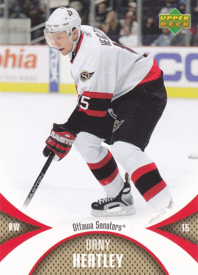 Hockey card Dany Heatley