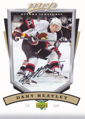 Hockey card Dany Heatley