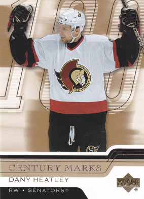 Hockey card Dany Heatley