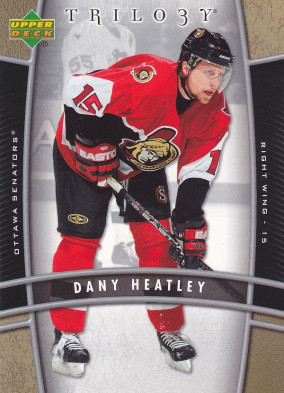Hockey card Dany Heatley