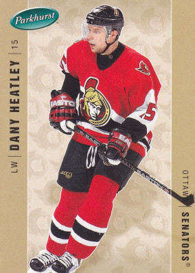 Hockey card Dany Heatley