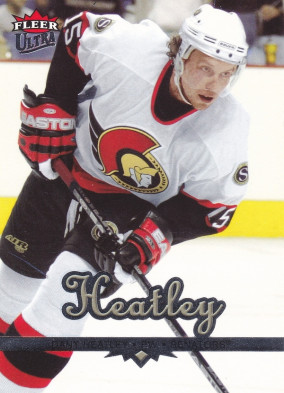 Hockey card Dany Heatley