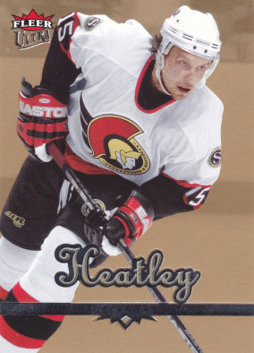 Hockey card Dany Heatley