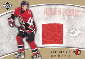 Hockey card Dany Heatley