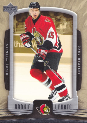 Hockey card Dany Heatley