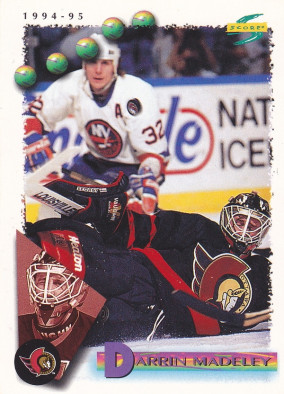 Hockey card Darrin Madeley