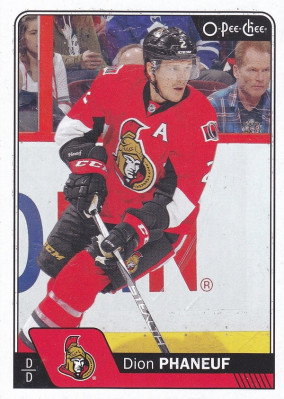 Hockey card Dion Phaneuf