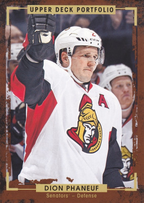 Hockey card Dion Phaneuf