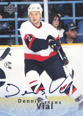 Hockey card Dennis Vail