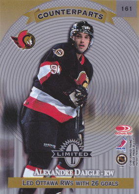 Hockey card Alexandre Daigle 
