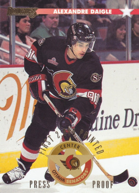 Hockey card Alexandre Daigle 