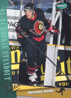 Hockey card Alexandre Daigle
