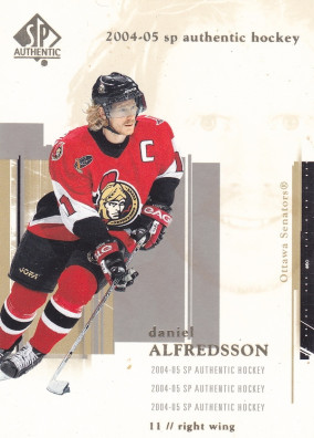 Hockey card Daniel Alfredsson