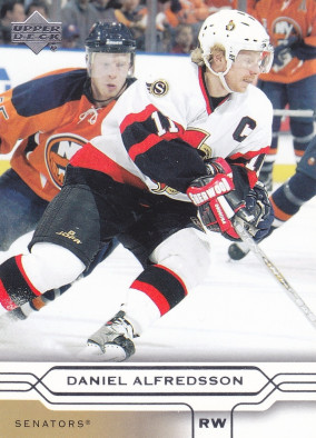 Hockey card Daniel Alfredsson