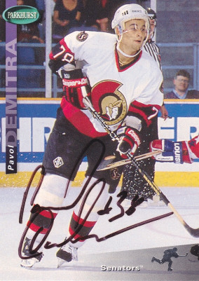 Hockey card Pavol Demitra
