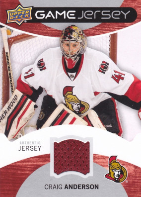 Hockey card Craig Anderson